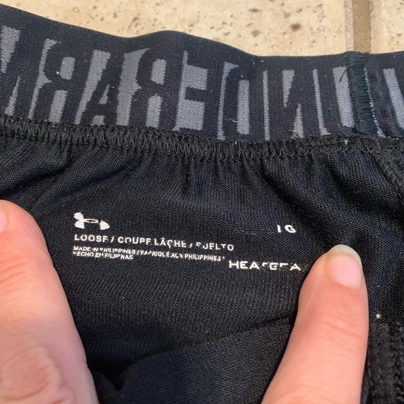 Under Armour Black Loose Fit Athletic Pants | Size LG - Picture 3 of 7